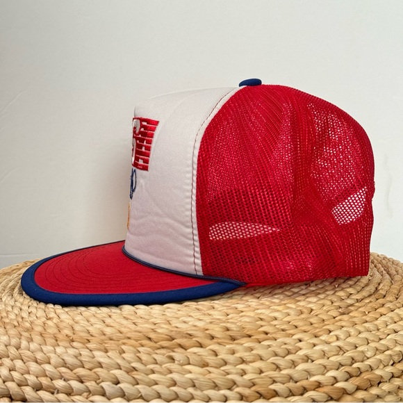 Vintage 80s McDonalds United States Olympics VTG Snapback Trucker Hat - Picture 3 of 5